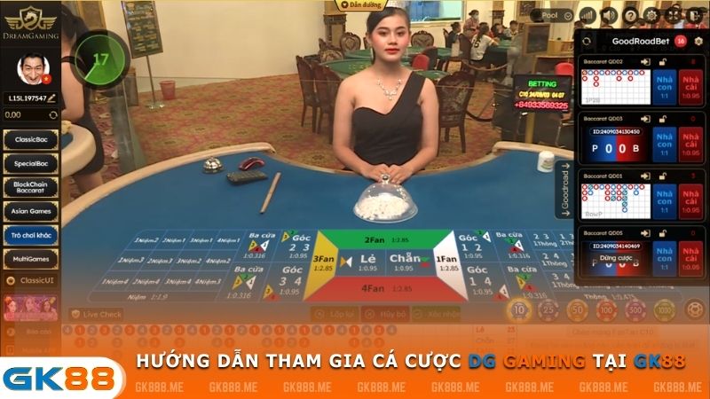 tham gia cá cược tại dg gaming