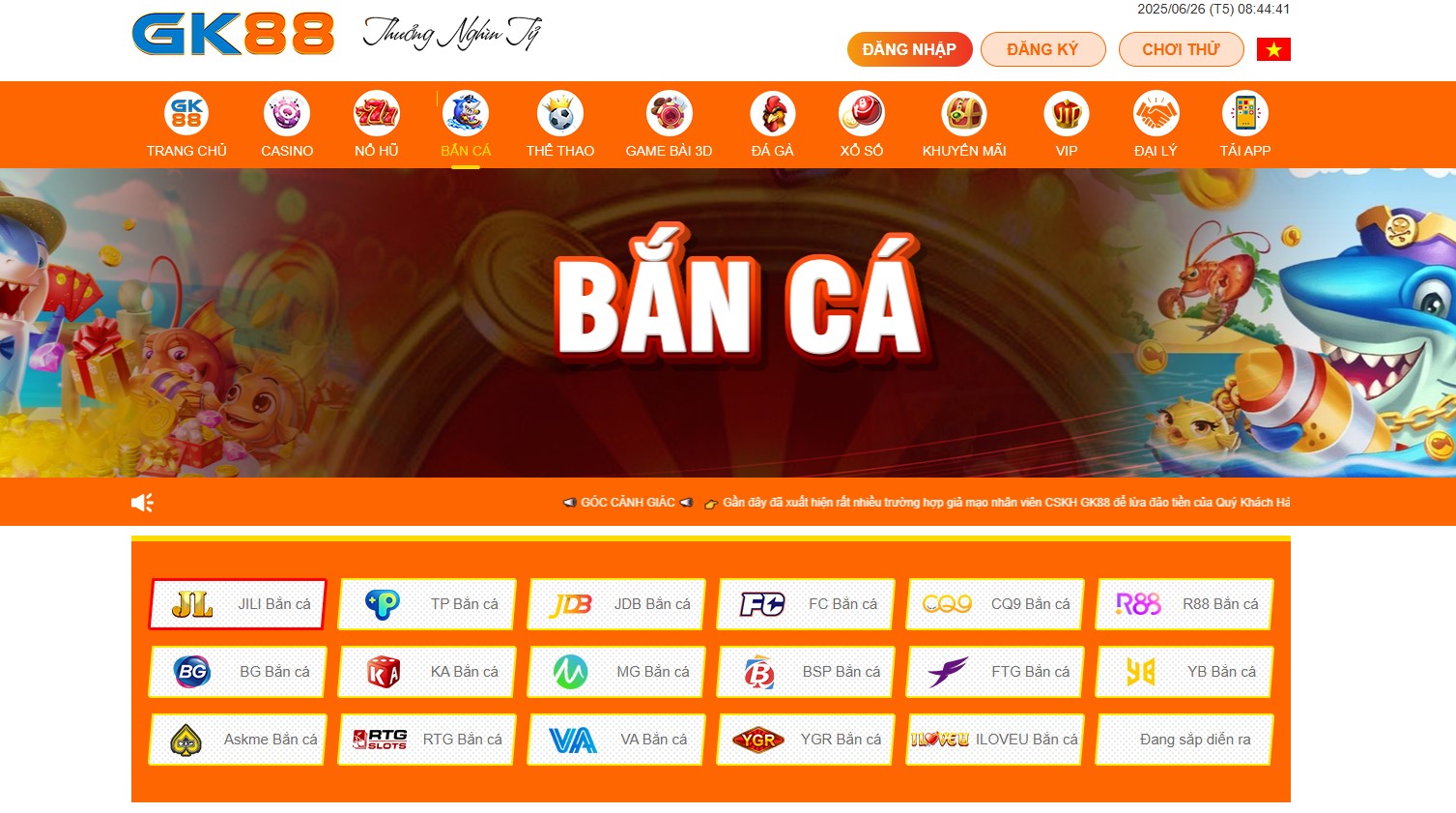 bắn cá gk88